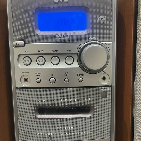 JVC FS-H350 Compact Component System CD/Tape Player Radio With Speakers WORKS - Picture 9 of 12